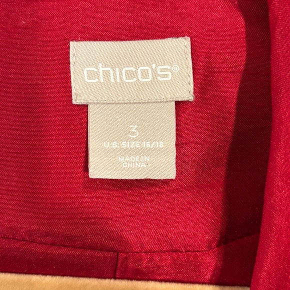 Red Satin Jacket - Picture 7 of 9